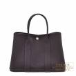 Hermes　Garden Party bag 30/TPM　Raisin　Negonda leather　Silver hardware