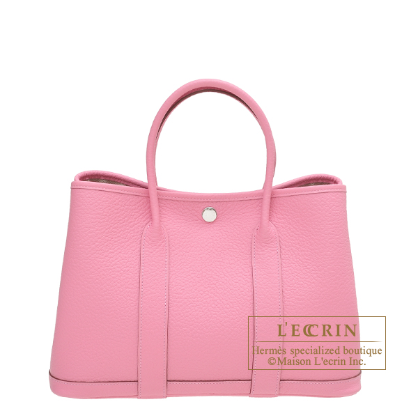 Garden party bag Hermes Pink Sakura Rodeo charm