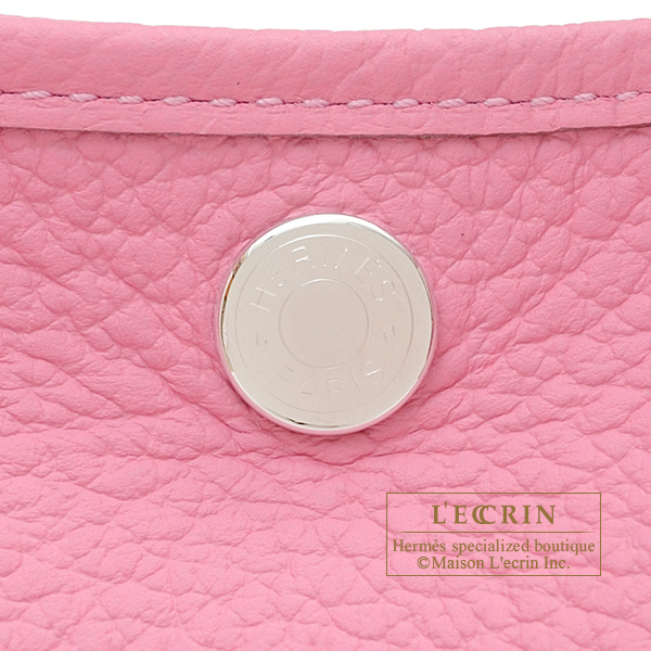 Garden party leather handbag Hermès Pink in Leather - 16822151