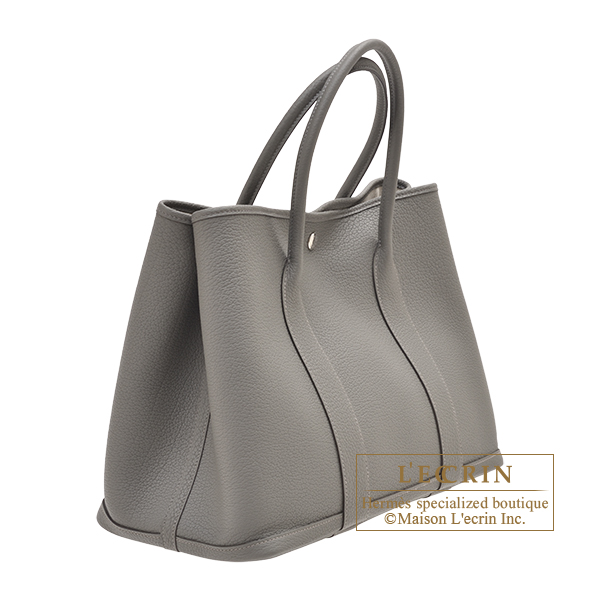 HERMES Negonda Leather Garden Party GM Silver Buckle Handle Bag Cobalt –  Brand Off Hong Kong Online Store