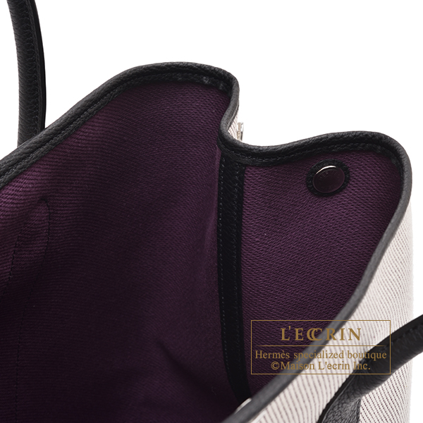 Hermes Purple Negonda Leather Garden Party 36 Bag Hermes