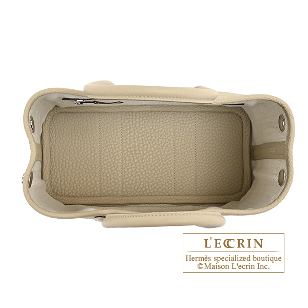 Hermes Neo Garden bag 23 Trench Negonda leather Silver hardware