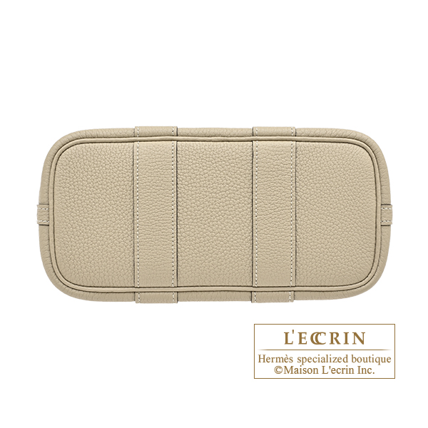 Hermes Neo Garden bag 23 Trench Negonda leather Silver hardware