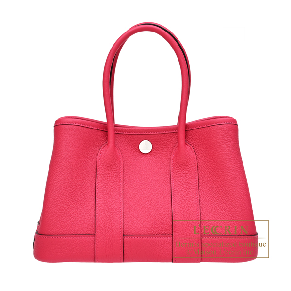 Hermes　Neo Garden bag 23　Rose mexico　Togo leather　Silver hardware