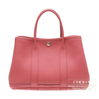 Hermes　Garden Party bag 36/PM　Bois de rose　Fjord leather　Silver hardware