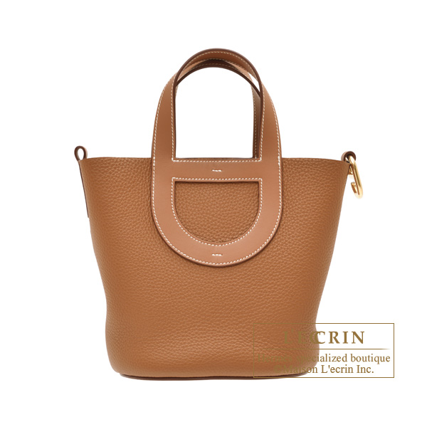 Hermes In The Loop bag 18 Gold Clemence leather Swift leather Gold