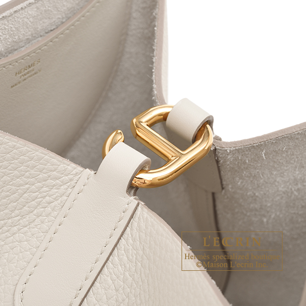 Hermes In the Loop 18 Beton Clemence with Gold-plated hardware