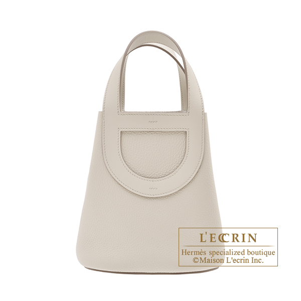 Hermes　In-The-Loop bag 18　Beton　Clemence leather/Swift leather　Gold hardware