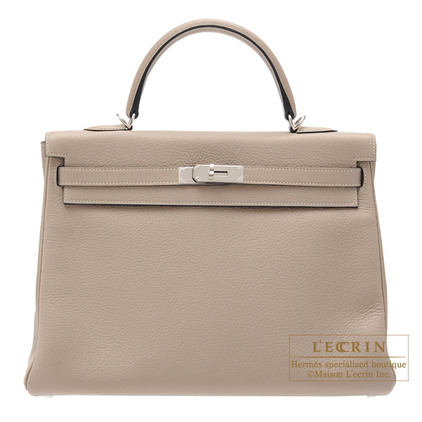 Hermes Kelly Retourne Clemence 35 Orange - US