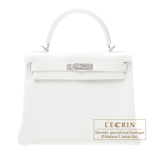 HERMES Calvi Calvi Duo, White (Nata), Epsom Leather in 2023