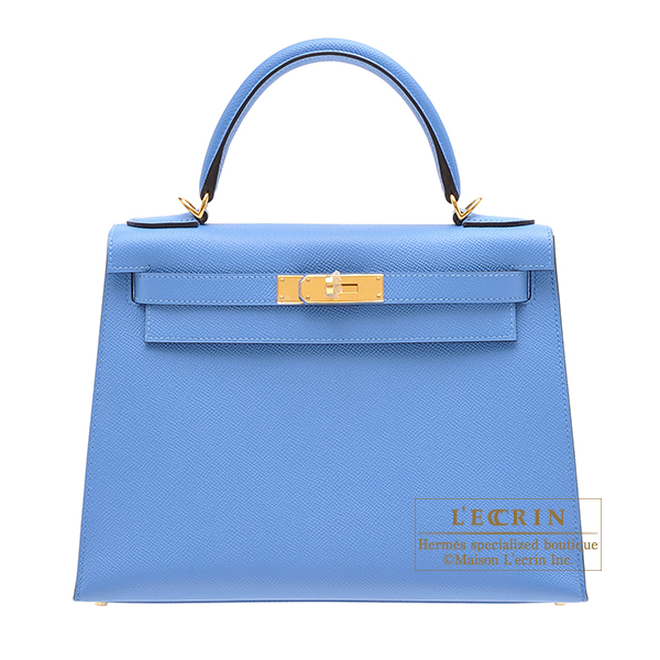 Hermes　Kelly bag 28　Sellier　Blue paradise　Epsom leather　Gold hardware