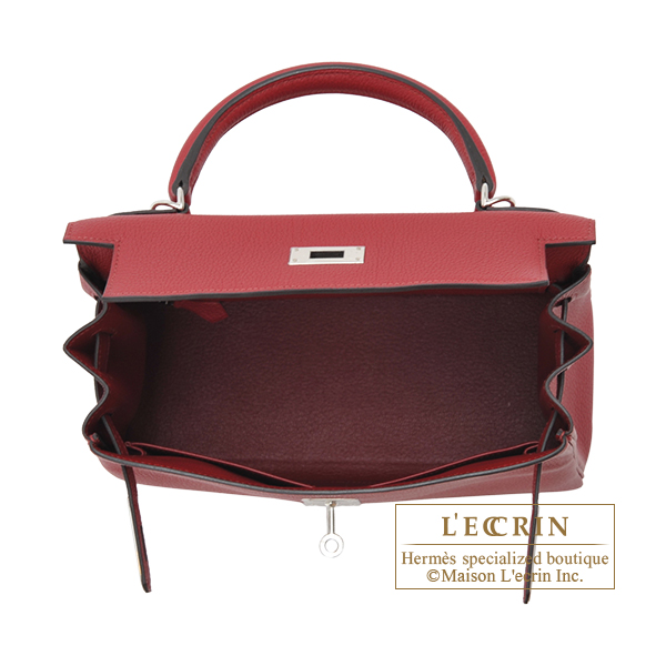 hermes kelly rouge grenat