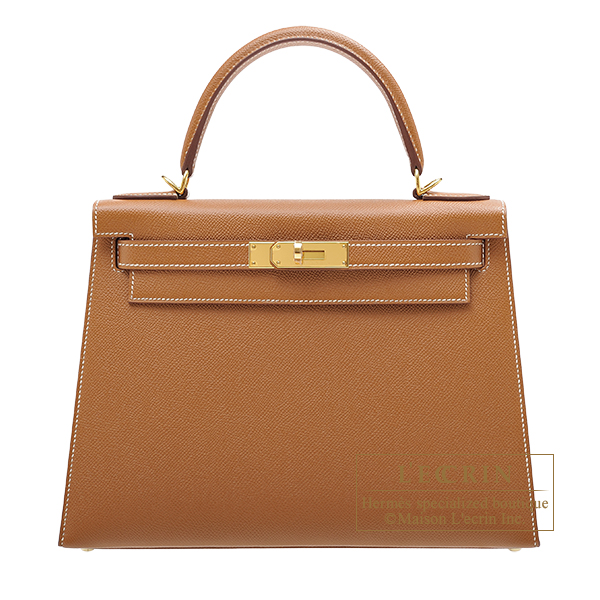 Hermes　Kelly bag 28　Sellier　Gold　Epsom leather　Gold hardware