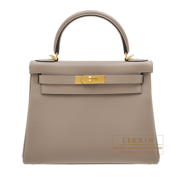 Replica Hermes Birkin 25cm Bag In Vert Amande Clemence Leather GHW