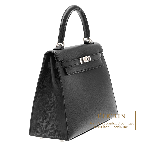 tasyafarasya using #Hermes kelly 25 sellier black epsom leather