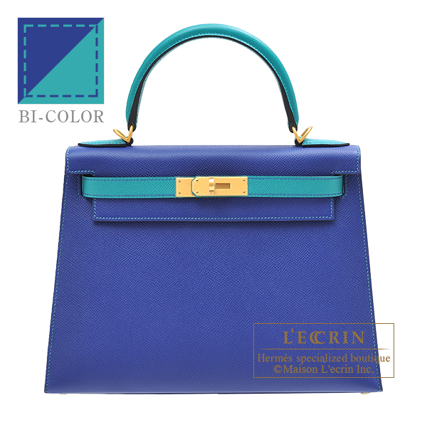 Blue Paon Epsom Birkin 25