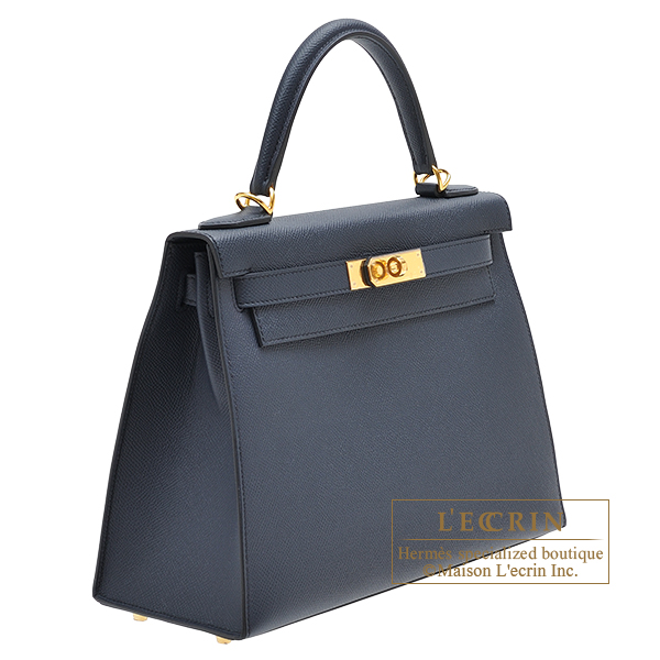 Hermes Kelly Sellier 28 Nata Epsom Gold Hardware in 2023