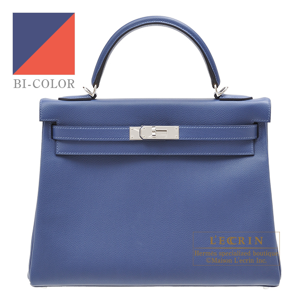 Hermes Blue Paradise 32cm Retourne Kelly - Chicjoy