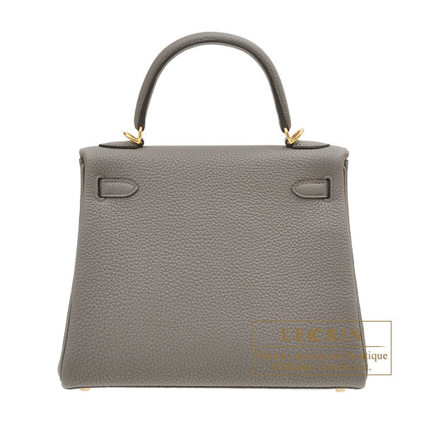 HERMES Togo Kelly Retourne 25 Etain 1282868