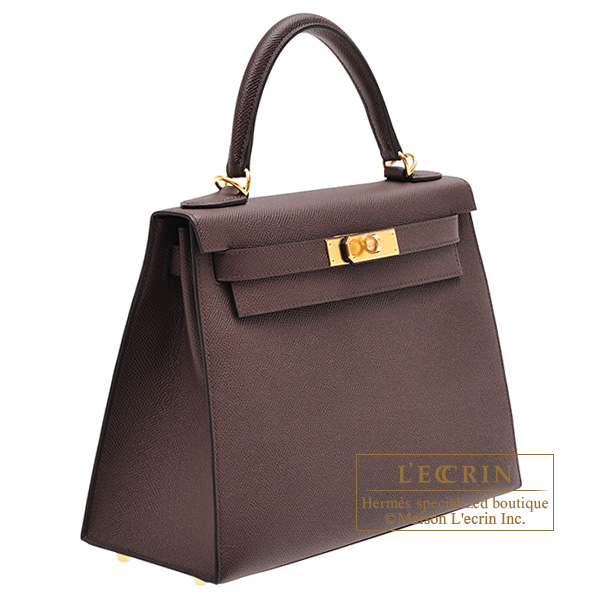 Hermes Kelly bag 28 Sellier Rouge sellier Epsom leather Gold hardware