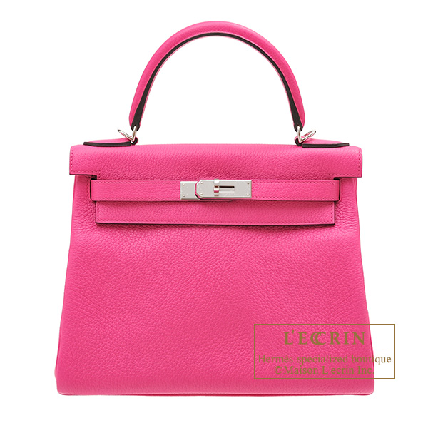 Hermes Kelly 25 Ostrich Skin Pink - Nice Bag™