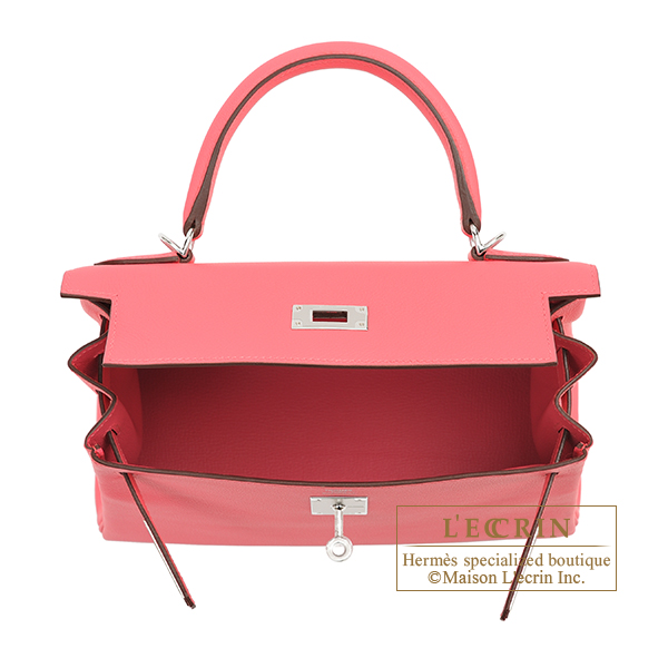 Hermes Red Evercolor Leather Gold Hardware Kelly 28 Bag