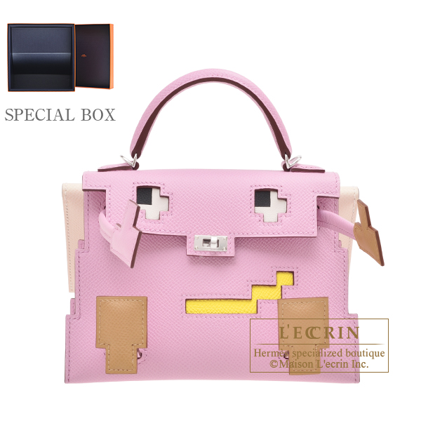 Hermes Mini Kelly Doll Picto Mauve Sylvestre Pink – 81 Luxe