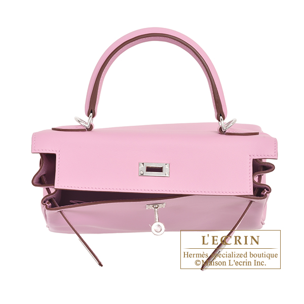 Hermes Kelly Retourne 25 Sakura Pink Swift Gold Hardware