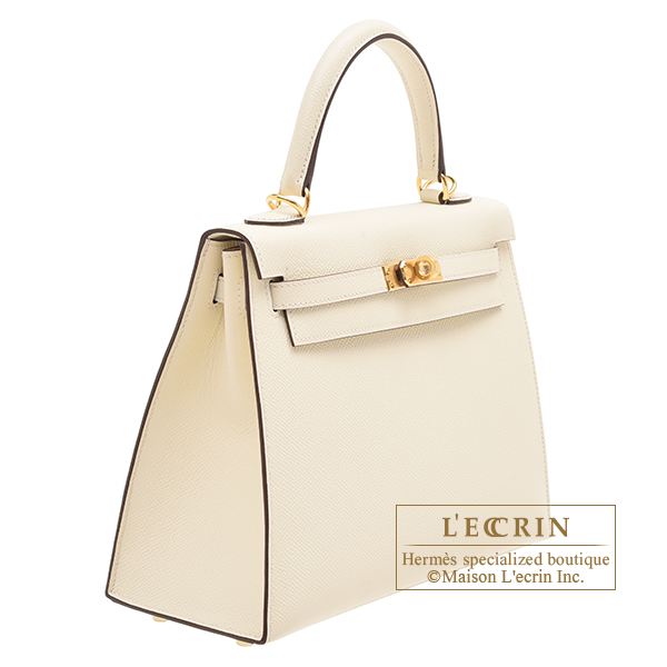 Hermes Kelly 20 Mini Sellier Bag Nata Gold Hardware Epsom Leather