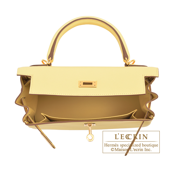 Hermes Kelly Retourne 25 Nata Swift Gold Hardware