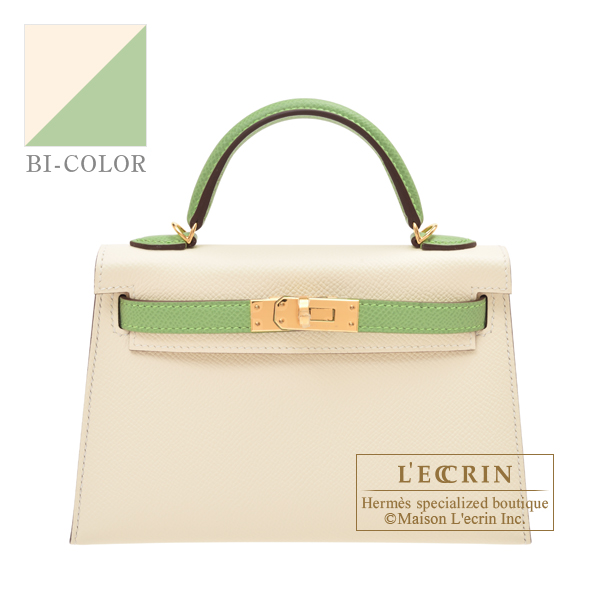 Hermes Kelly Sellier Epsom Criquet