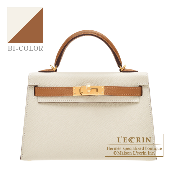 Hermes Mini Kelly Pochette Gold Epsom Gold Hardware