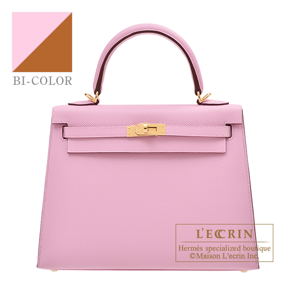 Hermes Pink Epsom Leather Palladium Hardware Kelly 25 Bag – STYLISHTOP