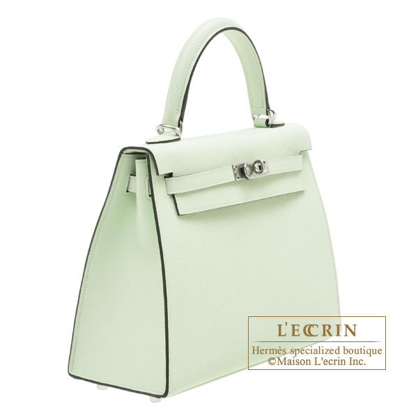 Vert Criquet Epsom Leather Sellier Birkin 25 Palladium Hardware, 2020, Handbags & Accessories, 2021