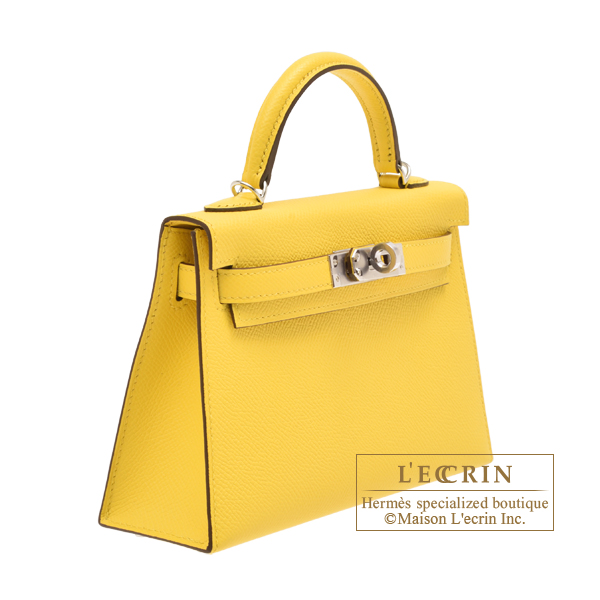 Hermes Kelly 20 Mini Sellier Mushroom Bag