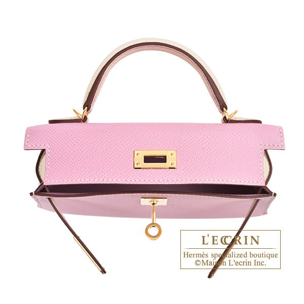 Hermes Kelly Bag Box Leather Gold Hardware In Pink