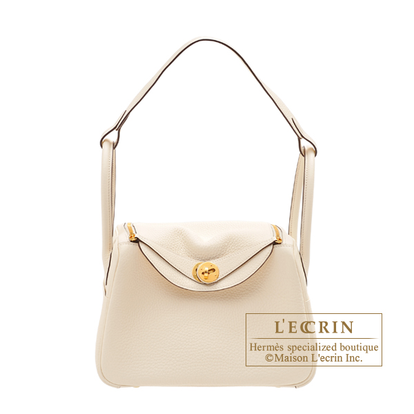 Hermes Lindy bag 26 Nata Clemence leather Gold hardware