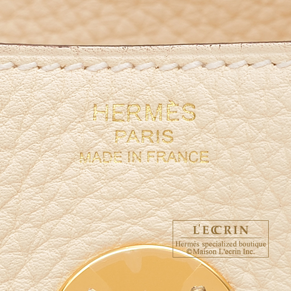 Hermes Lindy 26 Gold Hardware Nata - NOBLEMARS