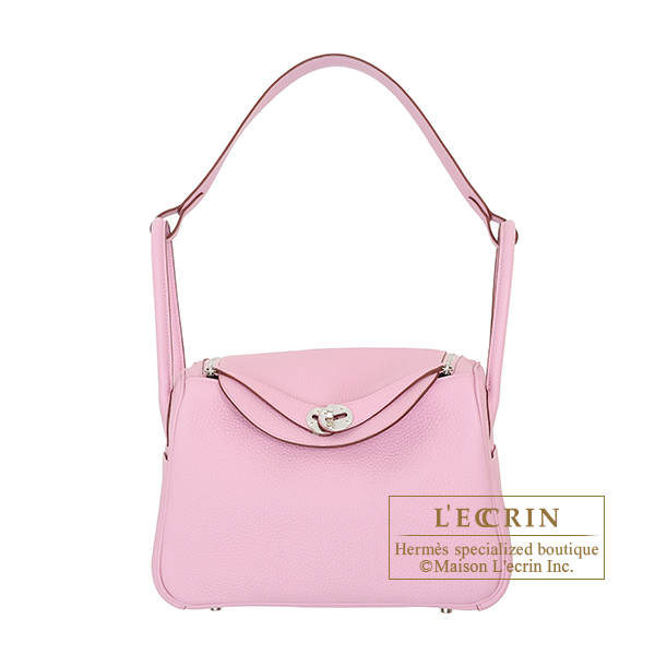 Hermes　Lindy bag 26　Mauve sylvestre　Clemence leather　Silver hardware