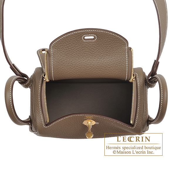 Hermes Mini Lindy Etoupe Togo BNIB - Vintage Lux