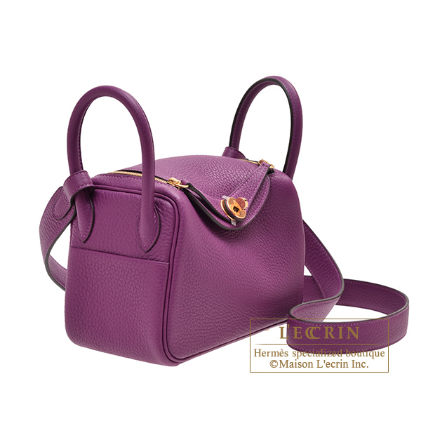 lindy hermes purple bag