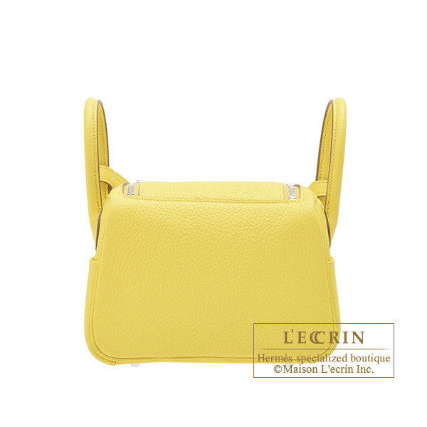 Hermes Lindy bag mini Nata Clemence leather Gold hardware