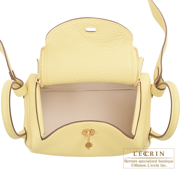 Hermes Mini Lindy Nata Clemence Gold Hardware - Vendome Monte Carlo