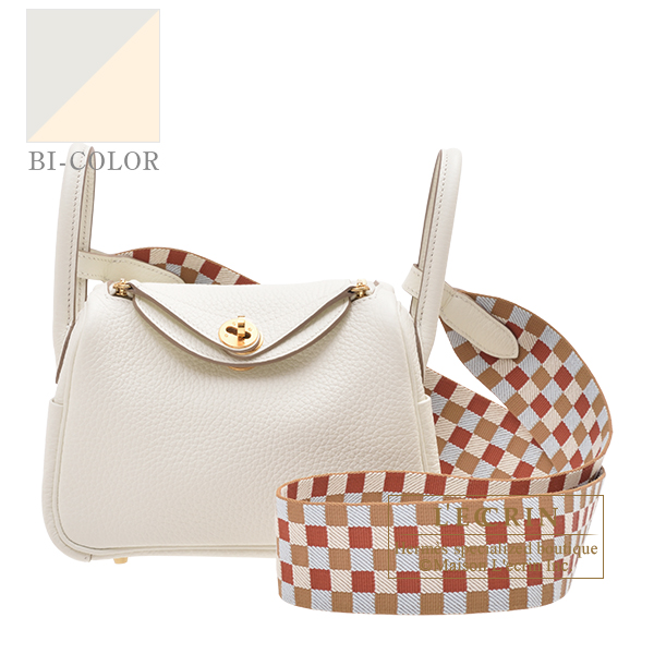 Hermes Lindy bag 26 Nata Clemence leather Gold hardware