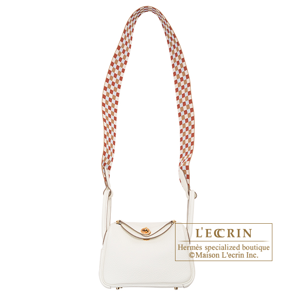 Hermes Lindy bag 26 Nata Clemence leather Gold hardware