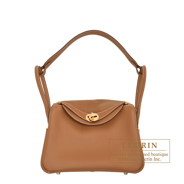 Hermes　Lindy bag 26　Gold　Clemence leather　Gold hardware