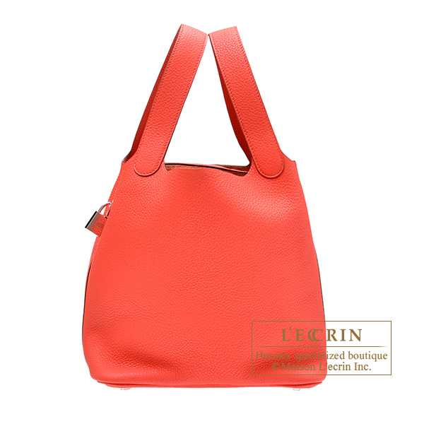 hermes rose jaipur picotin