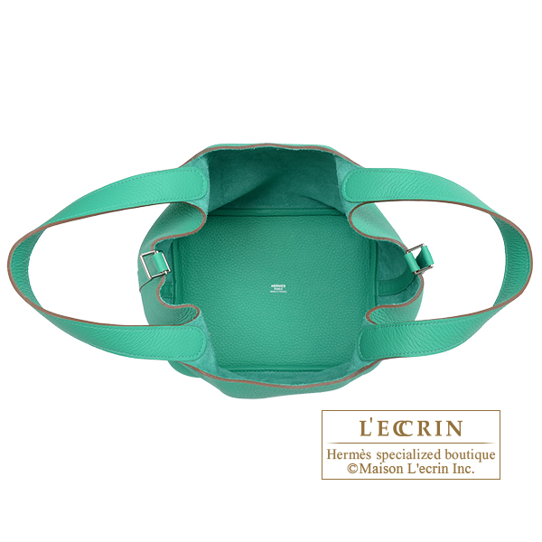 Replica Hermes Picotin Lock 22 Bag In Vert Criquet Clemence Leather