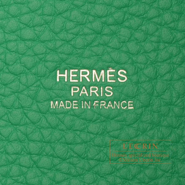 Hermes Birkin bag 30 Menthe Clemence leather Silver hardware