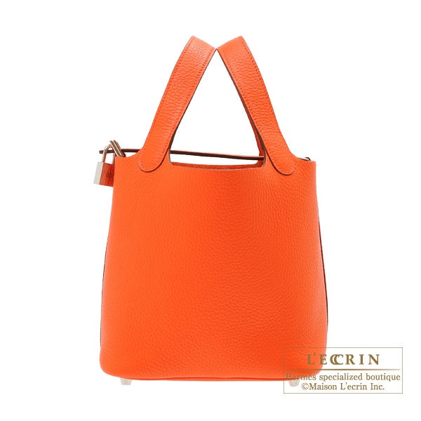 Hermes Picotin 22cm in Orange Poppy Colour